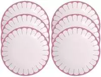 Villeroy & Boch Fleur Couleur Speiseteller &oslash; 26,6 cm 6er Set - Cassis