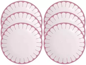 Villeroy & Boch Fleur Couleur Speiseteller &oslash; 26,6cm cassis 6er Set (78309305-0)