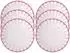Villeroy & Boch Fleur Couleur Speiseteller ø 26,6cm cassis 6er Set (78309305-0)