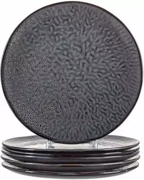 Leonardo Matera Speiseteller 6er-Set 27 cm Grau