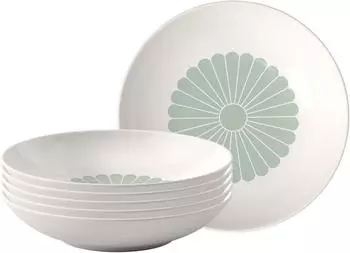 Villeroy & Boch Fleur Couleur Pastaschale grün, ø 24cm, 6er Set (73073152-0)