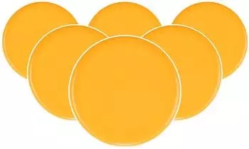 Seltmann Weiden Sento Home Pure Colors Speiseteller &oslash;27,6cm, 6er-Set, mango orange