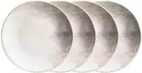 M&Auml;SER Dessertteller 20,5 cm, 4-er Set, postsicher, Serie AQUARELLIA LILA