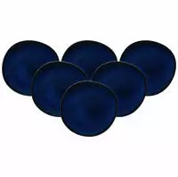 FR&Uuml;HST&Uuml;CKSTELLER Lave Bleu &oslash; 23 cm 6er Set