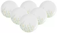 FR&Uuml;HST&Uuml;CKSTELLER Liberty Meadow Grasses wei&szlig;-bunt &oslash; 22,5 cm 6er Set