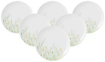 Seltmann Weiden Liberty Meadow Grasses Fr&uuml;hst&uuml;cksteller &oslash; 22,5 cm 6er Set