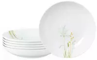 SUPPENTELLER Liberty Meadow Grasses wei&szlig;-bunt &oslash; 21 cm 6er Set