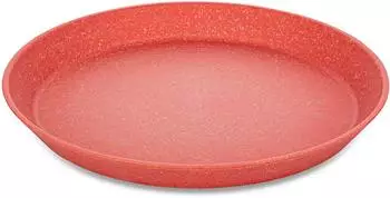 Koziol Connect Plate Fr&uuml;hst&uuml;cksteller, Kunststoff, koralle, 4er-Set, &Oslash; 20,5cm (CONNECT PLATE)