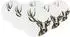 Seltmann Weiden Life Nature Hirsch Speiseteller weiß-braun ø28cm, 6er Set (800002127397)