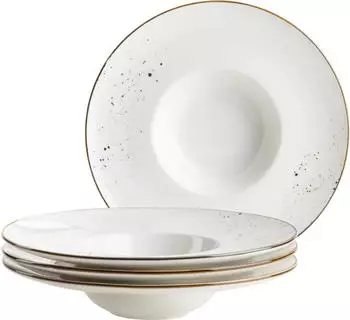 Mäser Pintar Gourmetteller beige/braun, 4 Stück (935204)