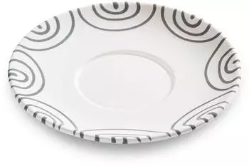 Gmundner Keramik Graugeflammt Unterteller Teetasse Maxima 18cm (0106TUTE18)