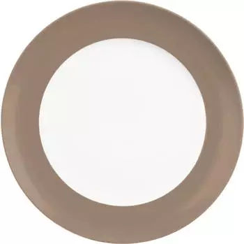 Seltmann Weiden Liberty pure colors Fr&uuml;hst&uuml;cksteller 22, 22.6cm cocoa brown (001.777577)