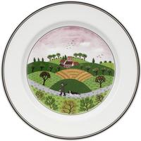 Villeroy & Boch Design Naif Fr&uuml;hst&uuml;cksteller / Kuchenteller Dorf