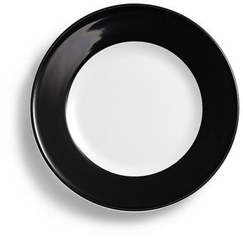 Dibbern Solid Color schwarz Frühstücksteller 21 cm
