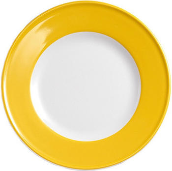 Dibbern Solid Color sonnengelb Frühstücksteller 21 cm
