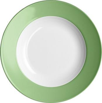 Dibbern Solid Color apfelgrün Suppenteller 23 cm tief