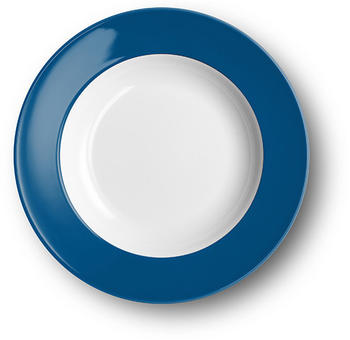 Dibbern Solid Color pazifikblau Suppenteller 23 cm tief