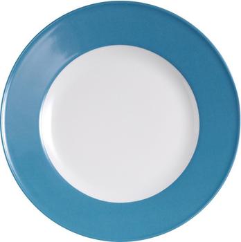 Dibbern Solid Color vintage blue Speiseteller 26 cm
