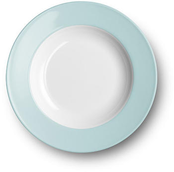 Dibbern Solid Color eisblau Suppenteller 23 cm tief