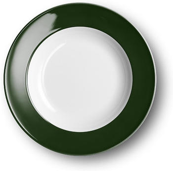 Dibbern Solid Color russischgrün Suppenteller 23 cm tief