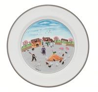 Villeroy & Boch Design Naif Speiseteller H&uuml;hnerhof
