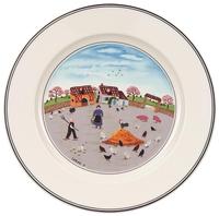 Villeroy & Boch Design Naif Fr&uuml;hst&uuml;cksteller / Kuchenteller H&uuml;hnerhof