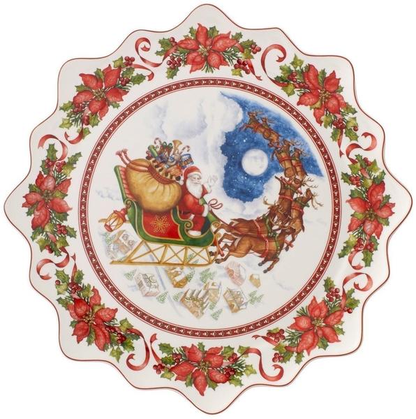 Villeroy & Boch Toy's Fantasy Gebäckteller gross 42 cm Santas Flug