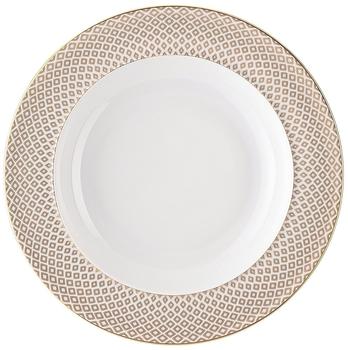 Rosenthal Suppenteller 22 cm Francis Carreau Beige