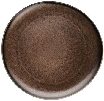 Rosenthal Teller 25 cm flach Junto Shiny Bronze
