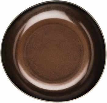 Rosenthal Teller 28 cm tief Junto Shiny Bronze