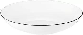 Seltmann Weiden Lido Suppenteller 21 cm Coup Black Line