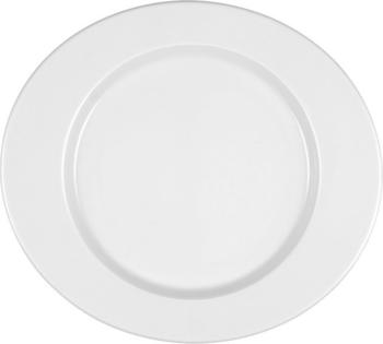 Seltmann Weiden Mandarin Teller flach oval 30 cm weiß