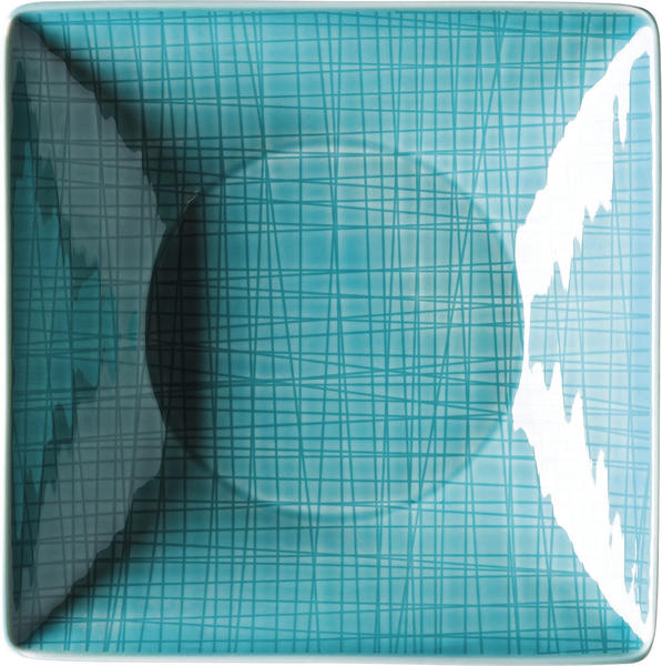 Rosenthal Mesh 20 cm quadr. tief Aqua