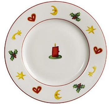 Dibbern Frühstücksteller 21 cm Seasons Greetings Kerze
