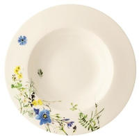 Rosenthal Suppenteller, 23 cm, Fahne, Brillance / Fleurs des