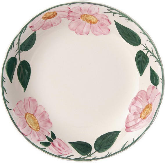Villeroy & Boch Rose Sauvage Heritage Suppenteller 20 cm Heckenrose