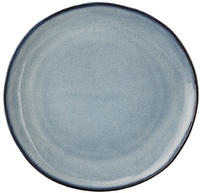 Bloomingville 17904138, Bloomingville Sandrine Teller, Blue, Steingut