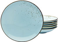 CreaTable Suppenteller "Essteller NATURE COLLECTION" Teller Set f&uuml;r 6 Personen, &Oslash;