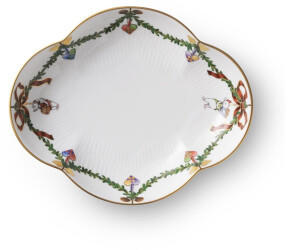 Royal Copenhagen Star Fluted Christmas kleiner Teller 17,5 cm