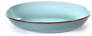 Serax Terres de Rêves Pastateller 23,5 cm Light blue-smokey blue