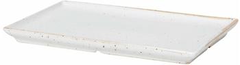 Broste Copenhagen Eli Teller (17,6 x 20 cm) Matte soft light grey