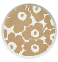 Marimekko Unikko Teller beige-weiß (25 cm)