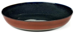 Serax Terres de Rêves Teller 21 cm Dark blue-rust