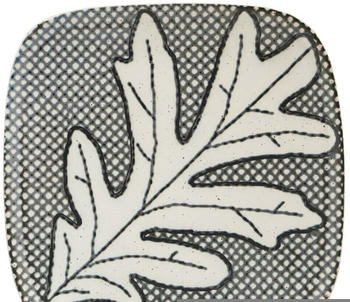 House Doctor Oak Teller 21,6 cm grau-blau