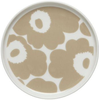 Marimekko Unikko Teller (13,5 cm) weiß-beige