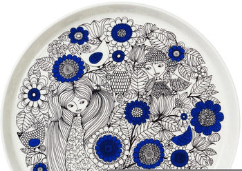 Arabia Pastoraali Teller (24 cm) blau