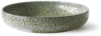 HKliving gradient ceramics tiefer Teller 2er-Set Green (21,5 cm) 2-teilig