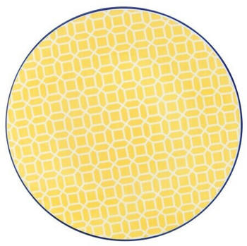 CreaTable Speiseteller Mediterran 27 cm (4er-Set) currygelb