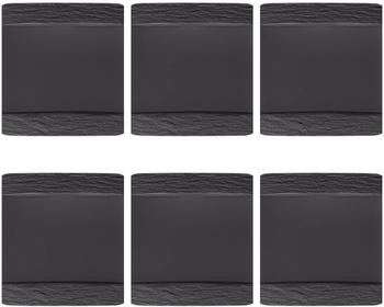Villeroy & Boch Manufacture Rock schwarz Gourmetteller 28 cm (6 Stk.)