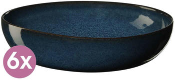 ASA Saisons Pastateller midnight blue 21 cm (6er-Set)